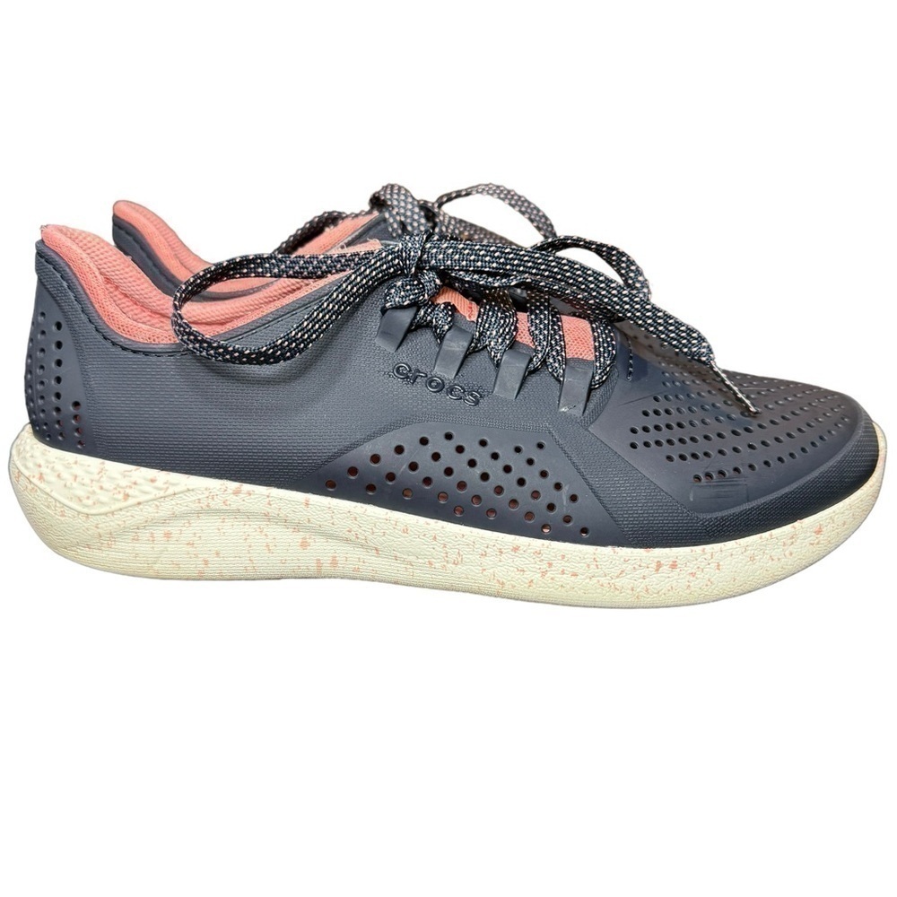 Crocs Literide Pacer Womens Size 10 Navy Pink